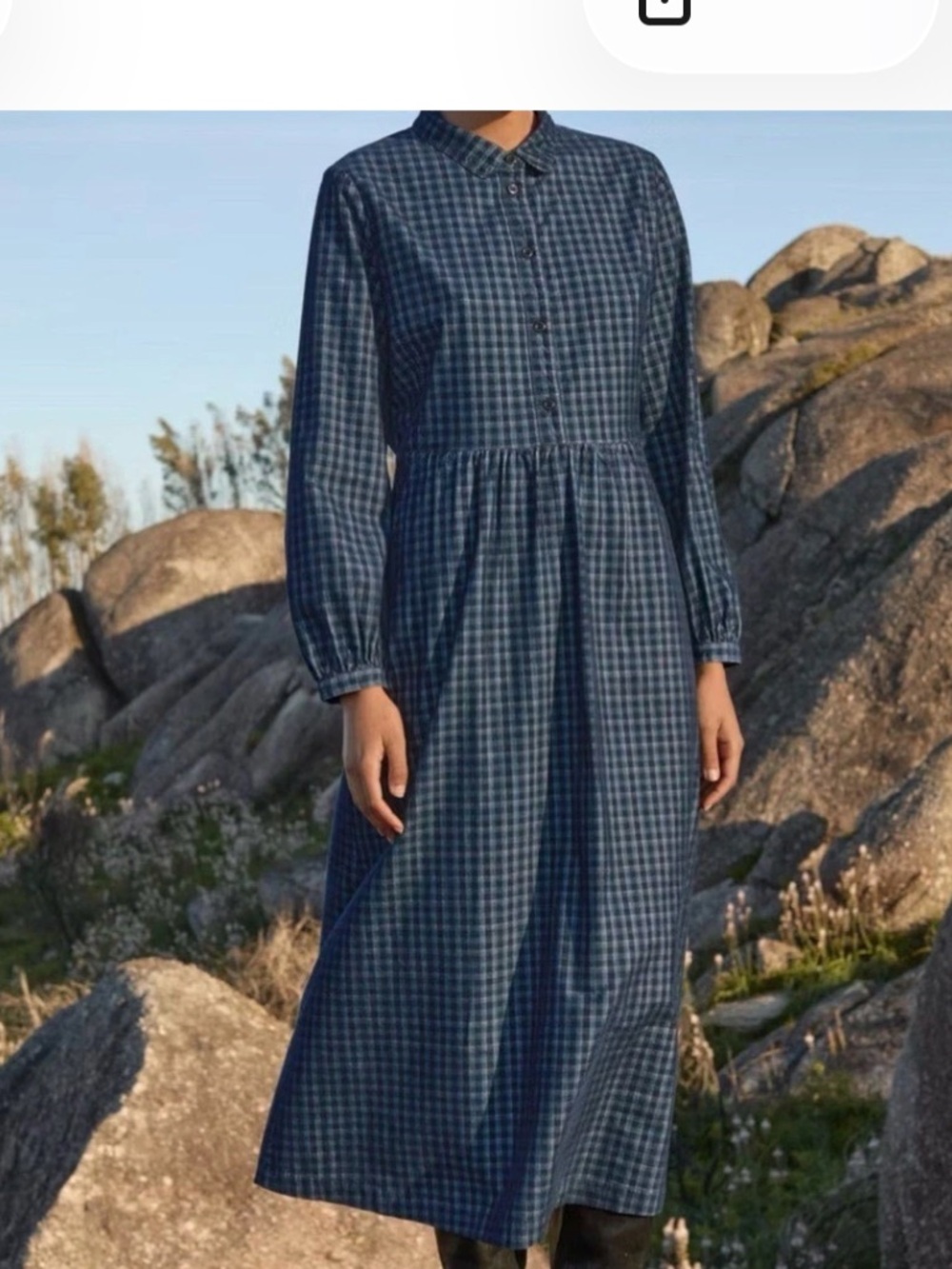 Poetry Woman's 100% Cotton Prairie Farmhouse Minimalist Dress Sz 4